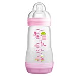 Ficha técnica e caractérísticas do produto Mamadeira - First Bottle 260Ml - Meninas - MAM