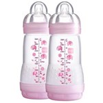 Ficha técnica e caractérísticas do produto Mamadeira First Bottle Embalagem Dupla - MAM- Girls