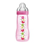 Ficha técnica e caractérísticas do produto Mamadeira Girls Fashion Bottle 330ml MAM Rosa