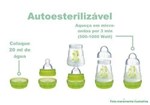 Ficha técnica e caractérísticas do produto Mamadeira Mam 320ml First Bottle / Easy Start Embalagem Dupla Rosa