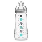 Ficha técnica e caractérísticas do produto Mamadeira Mam Easy Active Fashion Bottle Cinza 4m+ - 4832