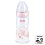 Ficha técnica e caractérísticas do produto Mamadeira FIRST Choice 300ML 6M+ Rosa PA7057-2G NUK