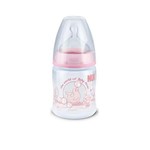 Ficha técnica e caractérísticas do produto Mamadeira Nuk First Choice RoseBlue Rosa 150ml