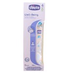 Ficha técnica e caractérísticas do produto Mamadeira Wellb Pp 330ml Chicco Silicone 4m+ Boy