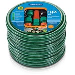 Mangueira Jard. Flex 1/2 C/ Eng. 15m - Verde - Tramontina