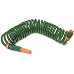 Ficha técnica e caractérísticas do produto Mangueira Jardim Espiral C/ Eng. 7m - Verde - Tramontina