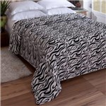 Ficha técnica e caractérísticas do produto Manta Animal Print Mali 180X220CM PR/BR - Jolitex