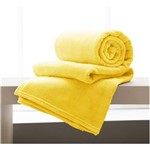 Ficha técnica e caractérísticas do produto Manta Casal Flannel Extra Macio Amarelo - Corttex - Amarelo