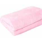 Ficha técnica e caractérísticas do produto Manta Cobertor Bebe Microfibra 90 X 110 Cm Rosa Claro