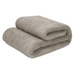 Ficha técnica e caractérísticas do produto Manta Cobertor Casal 100% Microfibra Flannel 180G/m - Bege