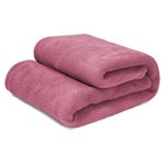 Ficha técnica e caractérísticas do produto Manta Cobertor Casal 100% Microfibra Flannel 180G/m - Ros?