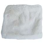 Ficha técnica e caractérísticas do produto Manta Decorativa Soft Branco 1,40x1,40m