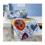 Ficha técnica e caractérísticas do produto Manta Infantil Fleece Patrulha Canina 125x150 Cm Lepper 57330