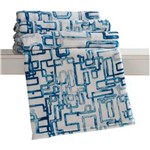 Ficha técnica e caractérísticas do produto Manta Casal Home Design Printed 180X220 Labirinto - Azul