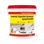 Ficha técnica e caractérísticas do produto Manta Líquida 4,5kg Branco Quartzolit