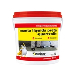 Ficha técnica e caractérísticas do produto Manta líquida 3,6kg preta Quartzolit