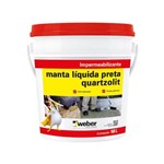 Ficha técnica e caractérísticas do produto Manta Líquida Preta 18kg Quartzolit