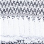 Manta para Sofá Black & White Missoni 150x140cm - Artesanal Teares