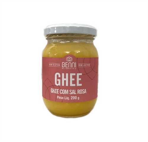 Ficha técnica e caractérísticas do produto Manteiga Benni Ghee com Sal Rosa 200G