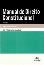 Ficha técnica e caractérísticas do produto Manual de Direito Constitucional - Volume I - Almedina Matriz