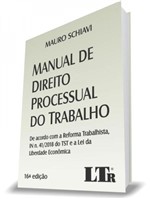 Ficha técnica e caractérísticas do produto Manual de Direito Processual do Trabalho - 16 Ed - 2020 - Ltr