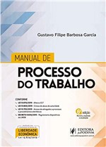 Ficha técnica e caractérísticas do produto Manual de Processo do Trabalho - 6ª Edição (2020) - Juspodivm