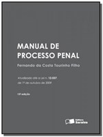 Ficha técnica e caractérísticas do produto MANUAL DE PROCESSO PENAL - 13a EDICAO - Saraiva