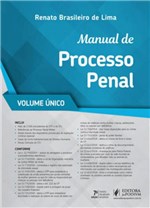 Ficha técnica e caractérísticas do produto Manual de Processo Penal - Volume Unico - 2019 - Juspodivm