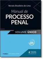 Ficha técnica e caractérísticas do produto Manual de Processo Penal - Volume Único - Juspodivm