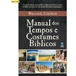 Ficha técnica e caractérísticas do produto Manual Dos Tempos E Costumes Bíblicos Ed. Betânia