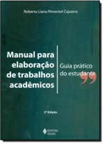 Ficha técnica e caractérísticas do produto Manual para Elaboração de Trabalhos Acadêmicos Guia Prático do Estudante - Vozes