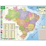 Ficha técnica e caractérísticas do produto Mapa do Brasil Atualizado - ENROLADO