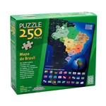 Ficha técnica e caractérísticas do produto Mapa do Brasil Quebra Cabeça Puzzle P250 Peças Grow 01706