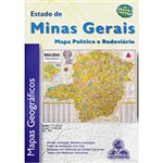 Ficha técnica e caractérísticas do produto Mapa Minas Gerais Político e Rodoviário