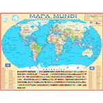 Mapa Mundi 120x90 Cm Dobrado - Multimapas