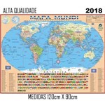 Mapa Mundi 120x90 Cm Dobrado