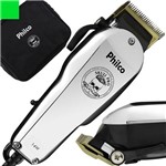 Máquina Cortar Cabelo Philco Skull Profissional Titânio 220v