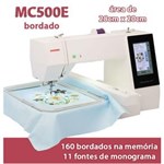 Ficha técnica e caractérísticas do produto Máquina de Bordado Janome 500E Bivolt