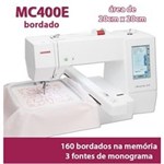 Ficha técnica e caractérísticas do produto Maquina de Bordar Janome MC 400E