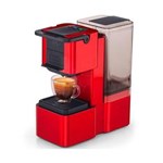 Ficha técnica e caractérísticas do produto Máquina de Café Expresso e Multibebidas Automática TRES Pop Plus Vermelha - 220V