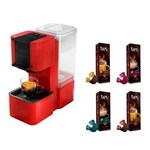 Ficha técnica e caractérísticas do produto Máquina de Café Expresso e Multibebidas Automática TRES Pop Plus Vermelha 127v - Tres Coracoes