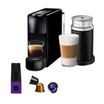Ficha técnica e caractérísticas do produto Máquina de Café Nespresso Essenza Mini C30 com Aeroccino e Kit Boas Vindas - Preta - 220V
