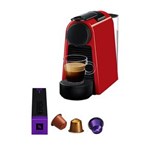 Ficha técnica e caractérísticas do produto Máquina de Café Nespresso Essenza Mini D30 com Kit Boas Vindas - Vermelha	 - 220V