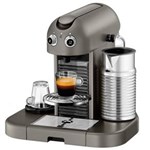Ficha técnica e caractérísticas do produto Máquina de Café Nespresso Gran Maestria Titanium com Aeroccino