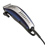 Ficha técnica e caractérísticas do produto Máquina de Cortar Cabelo Mondial Hair Stylo CR-07 4 Pentes - Azul/Prata - 110v