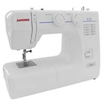 Ficha técnica e caractérísticas do produto Máquina de Costura Doméstica Janome 2008 - Branca - 110v