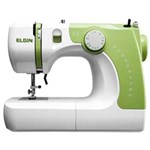 Ficha técnica e caractérísticas do produto Máquina de Costura Elgin Supéria JX-2050 - Branca/Verde - 220V