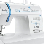 Ficha técnica e caractérísticas do produto Máquina de Costura JX4035 Genius Plus 220V- Elgin - Branco