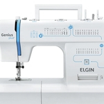 Ficha técnica e caractérísticas do produto Máquina de Costura JX4035 Genius Plus 127V- Elgin - Branco