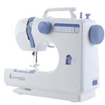 Ficha técnica e caractérísticas do produto Máquina de Costura Portátil SteamMax MaxHome SM-520 - Branco/Azul